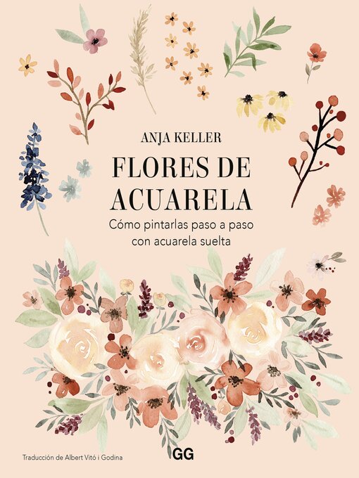 Detalles del título Flores de acuarela de Anja Keller - Disponible